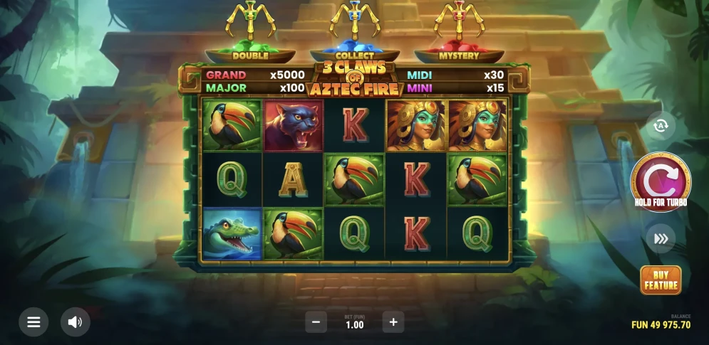 3 Claws of Aztec Fire Slot